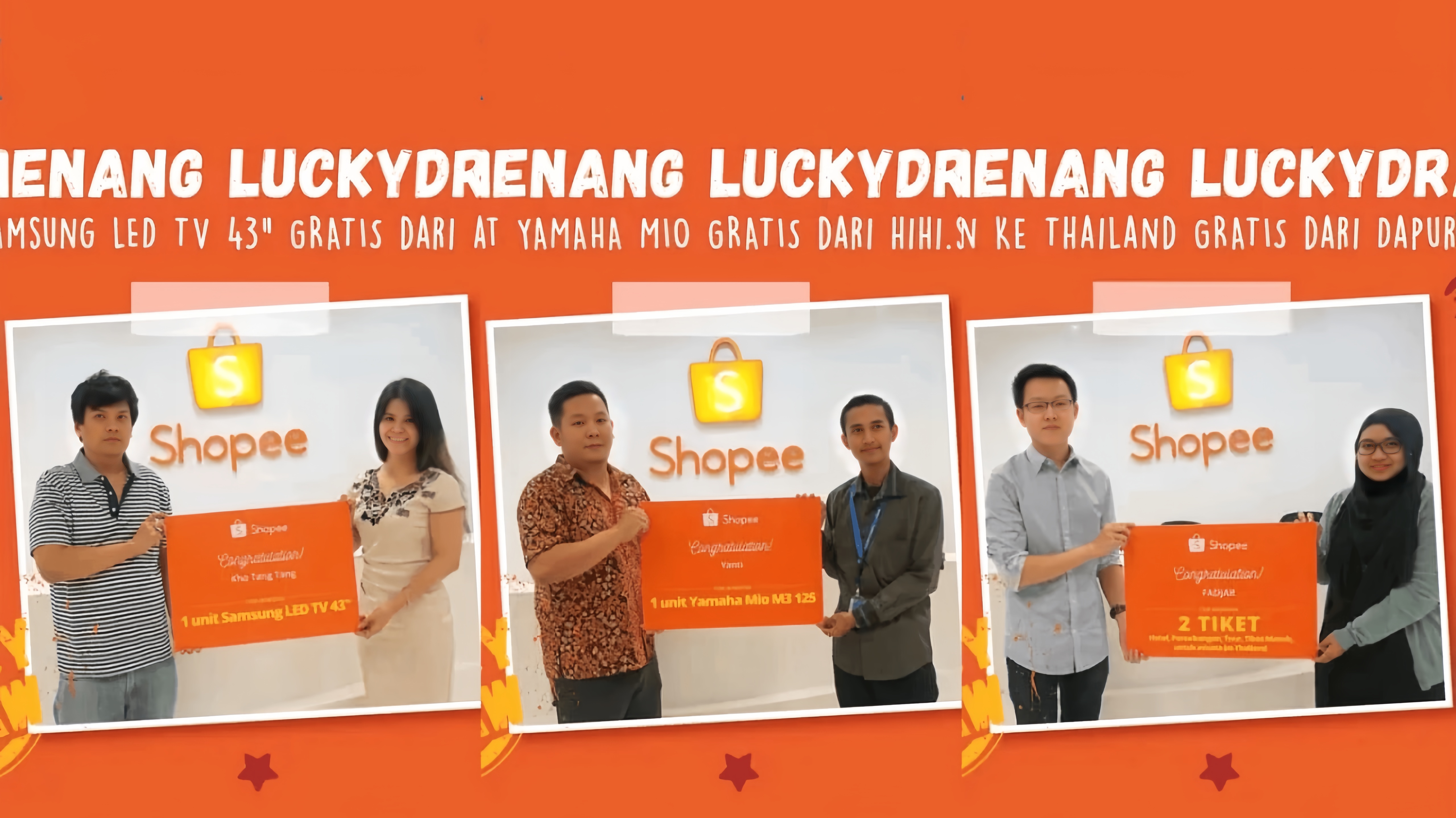 Pemenang Hadiah Shopee Giveaway